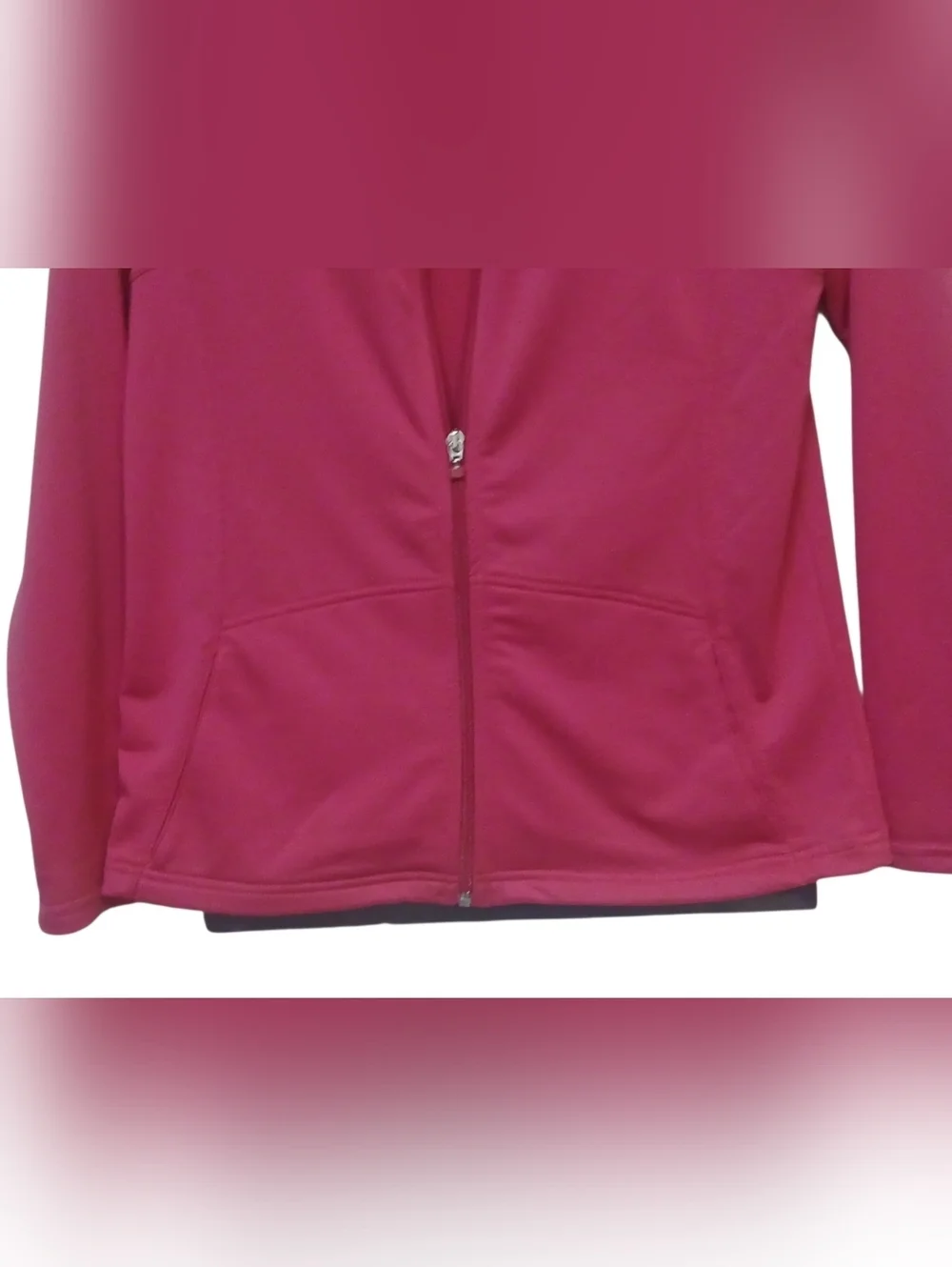 Be Inspired - NWOT, Raspberry Colored Warm Up Jacket, Zipperd Front, Pockets,...